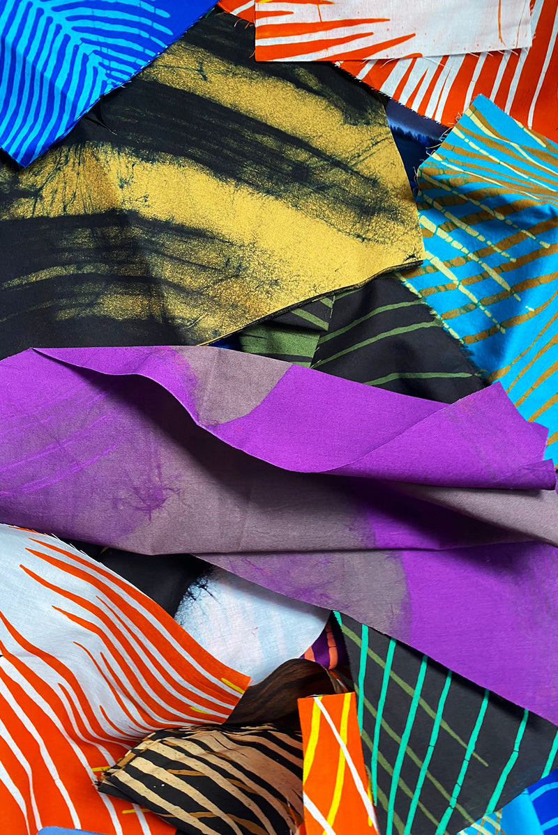 Scrap Bags - Multicoloured - Batik - Cotton Poplin